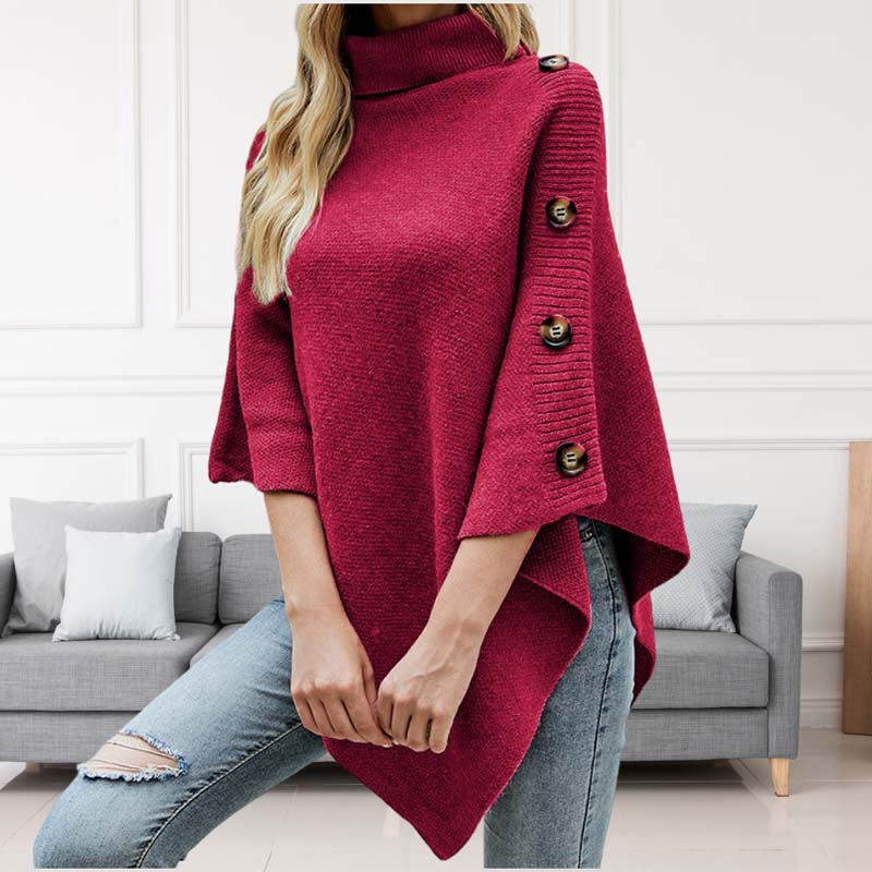 Berg-Feldt | Einfarbiger Strickpullover Für Elegante Outfits