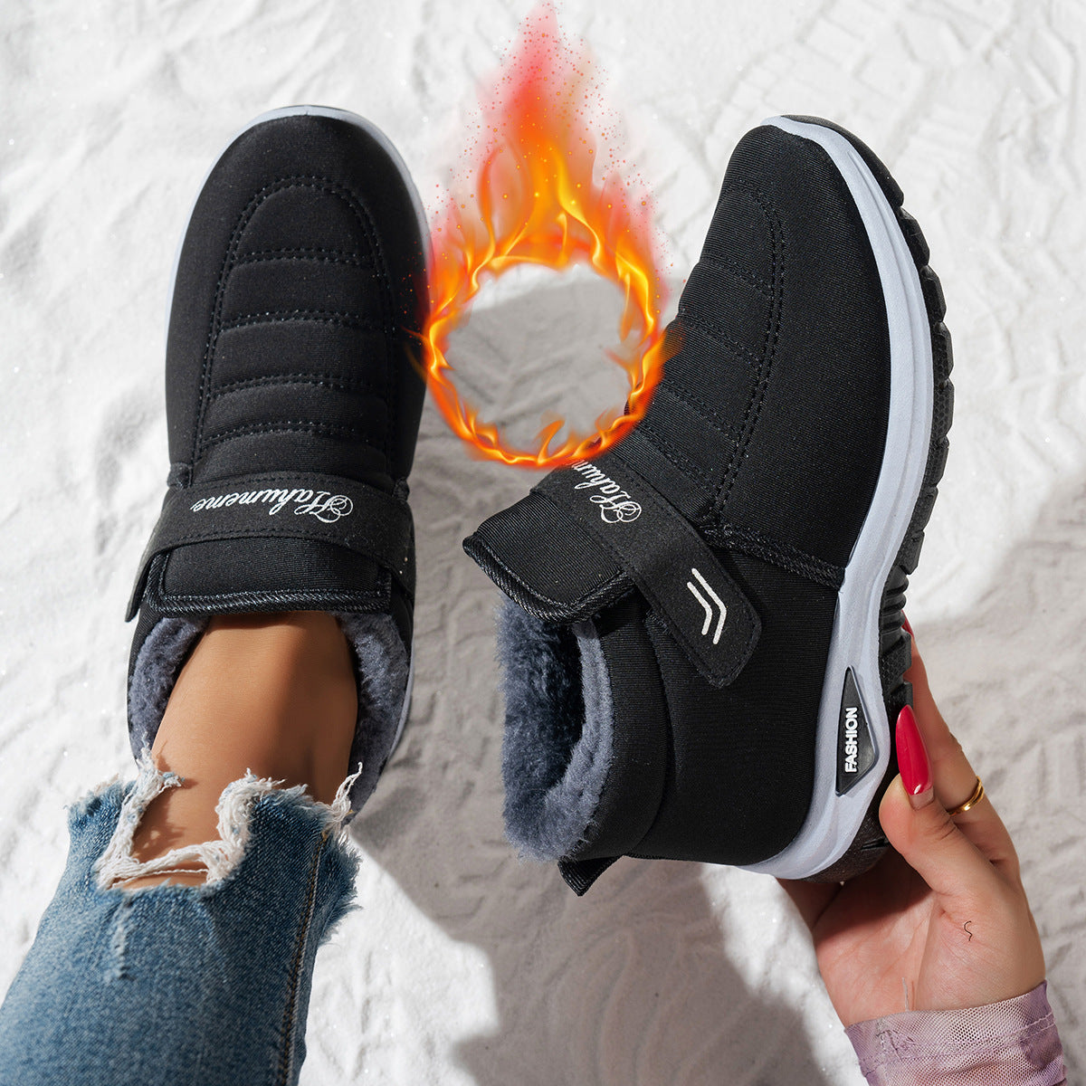Damen Fleecegefütterte Sneaker Berg-Feldt