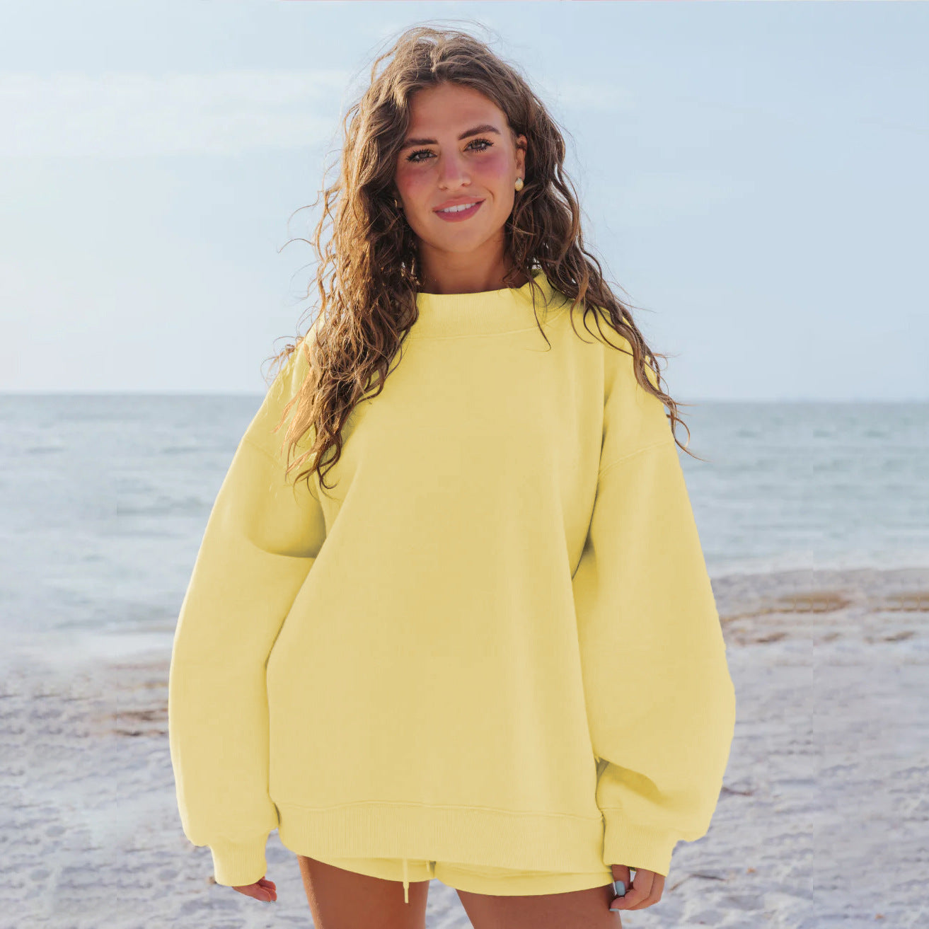 Sweat-shirt oversize à manches raglan Berg-Feldt pour femme