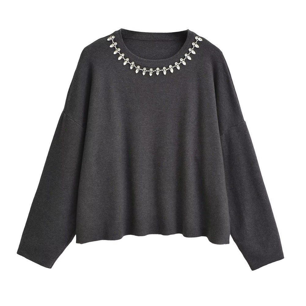 Damen Pull-over élégant avec détails pailletés Berg-Feldt