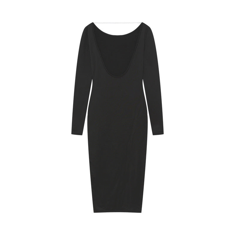 Robe midi ajustée à manches longues Berg-Feldt pour femme