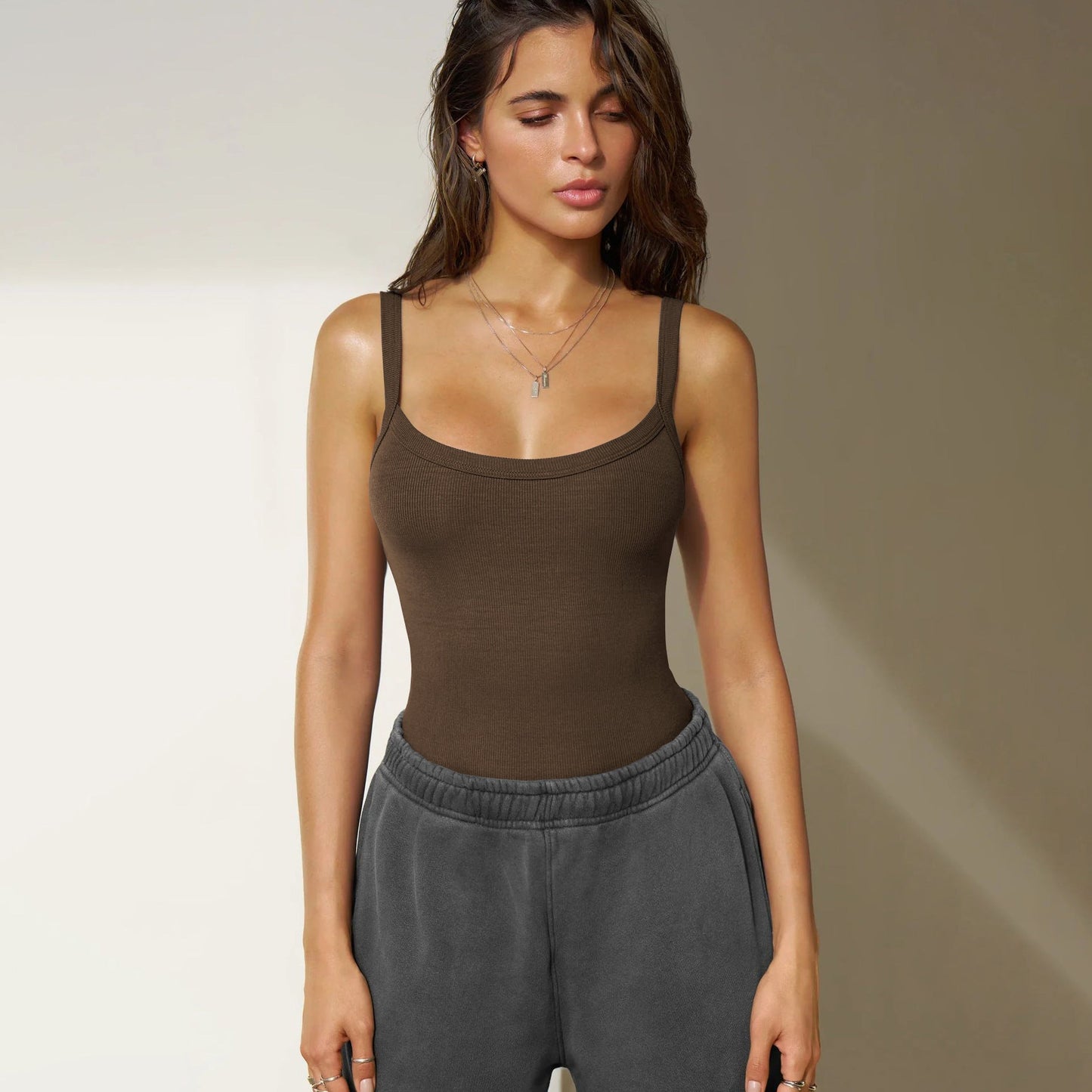 Body moulant femme avec bretelles spaghetti réglables Berg-Feldt
