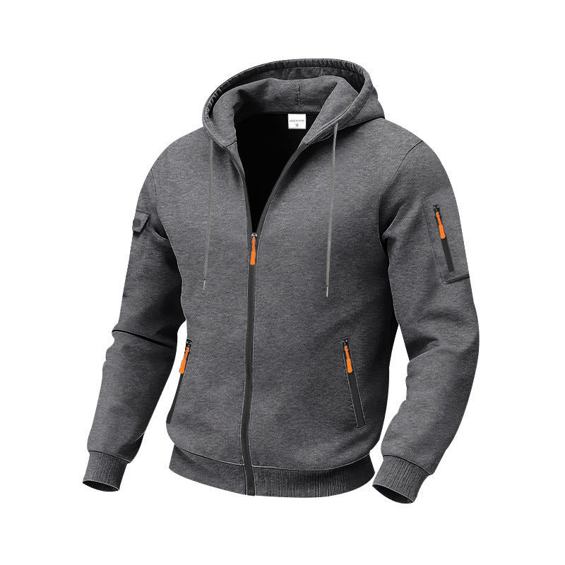 Veste à capuche fonctionnelle pour homme avec poches techniques Berg-Feldt