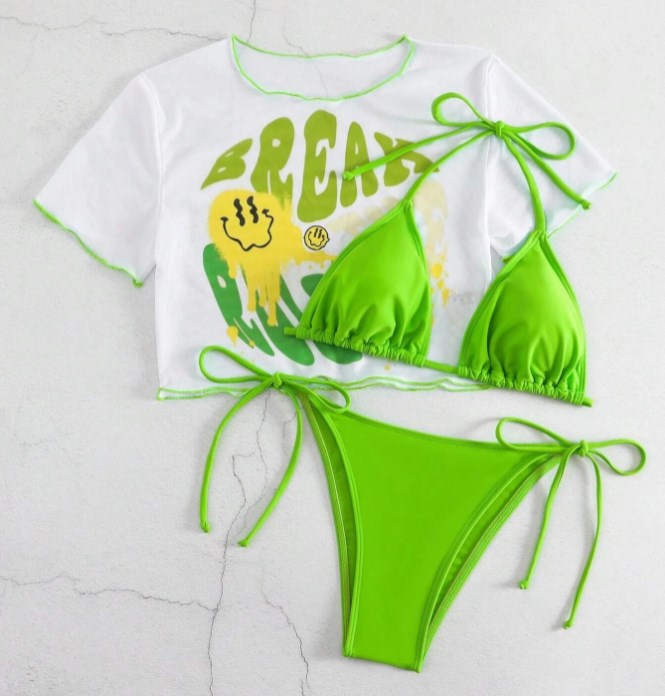 Ensemble bikini femme : Crop top et ceinture de berg-feldt