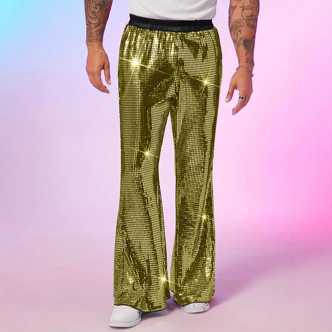 Herren glitzernde Paillettenhose im extravaganten Disco-Stil Berg-Feldt