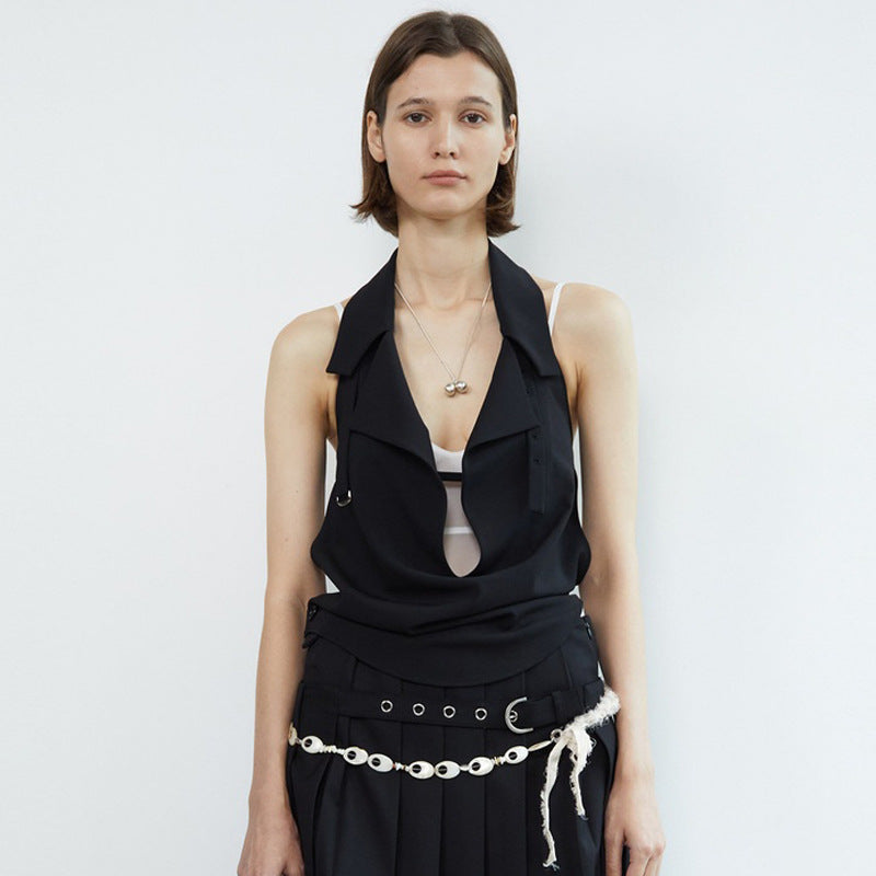 Chemisier à la mode avec col original et coupe élégante de berg-feldt