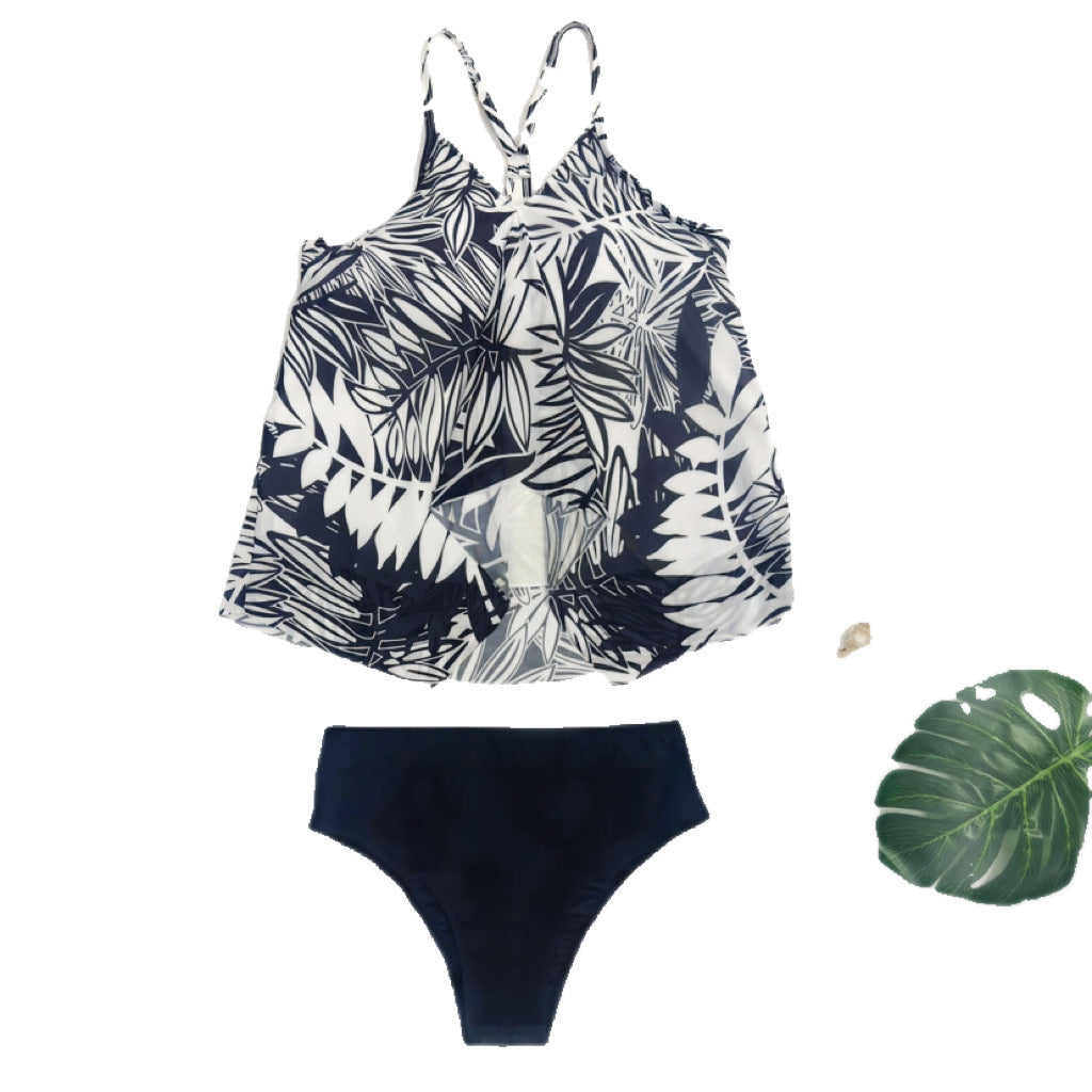 Ensemble Tankini femme Berg-Feldt : haut aérien et bas taille haute