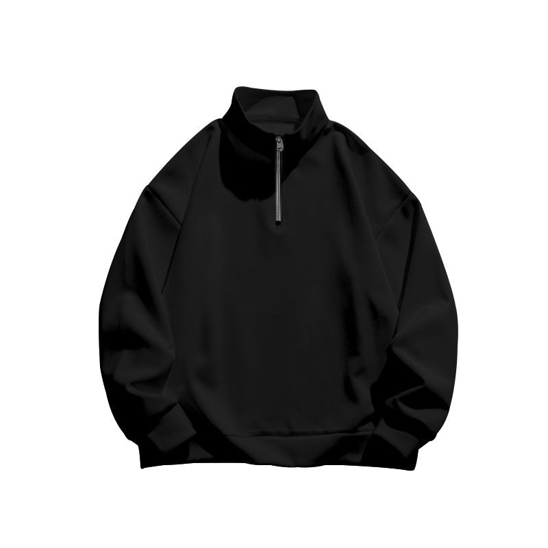 Women's Stand-Up Collar Sweater with Sporty Zipper Mountain-Feldt