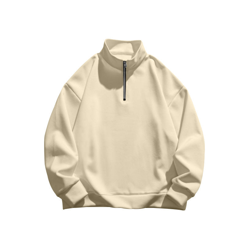 Women's Stand-Up Collar Sweater with Sporty Zipper Mountain-Feldt