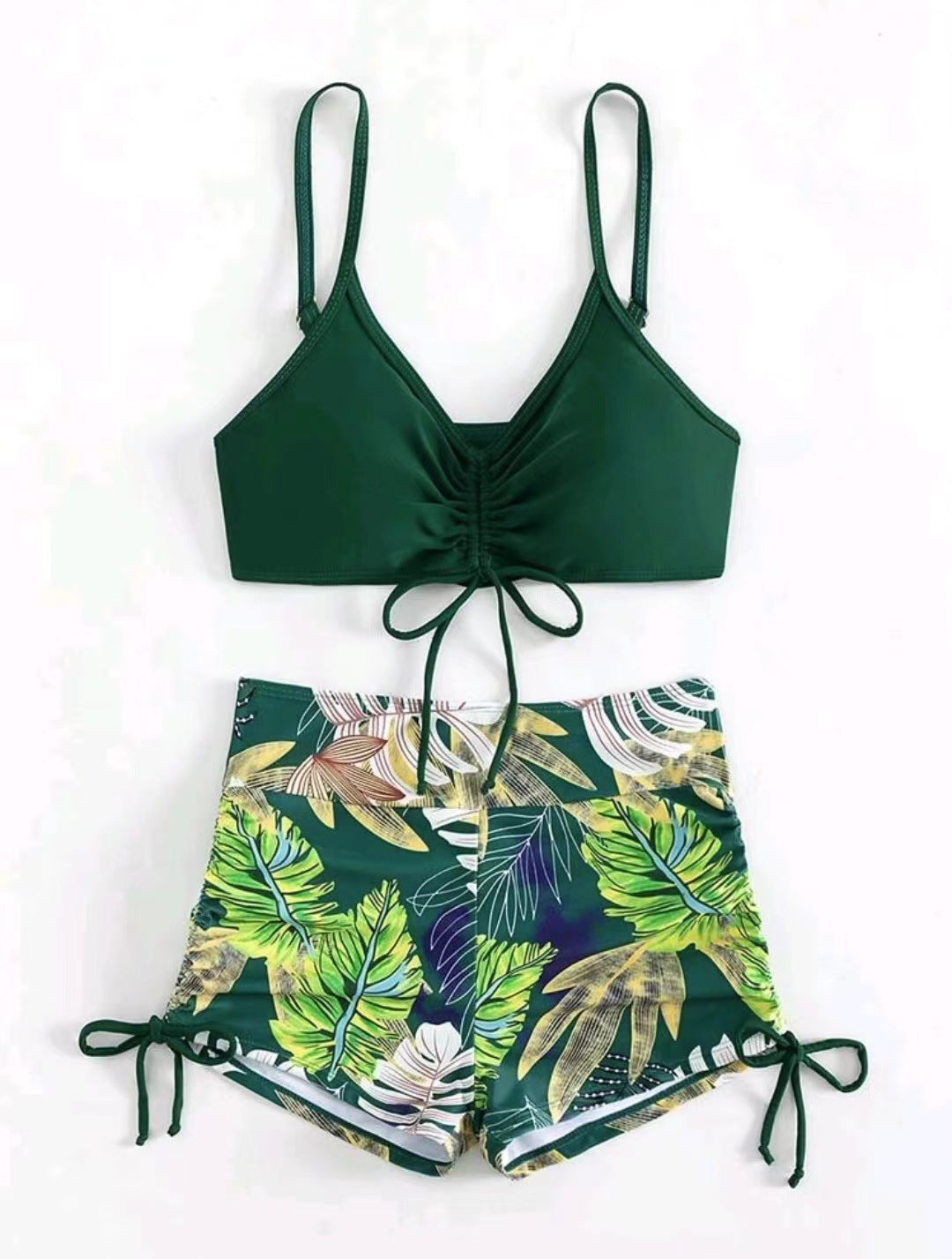 Maillot de bain deux pièces taille haute à fleurs pour femme Berg-feldt