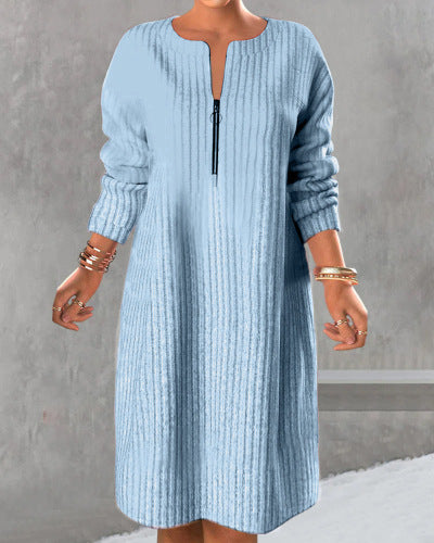 Robe femme Berg-Feldt zippée texturée