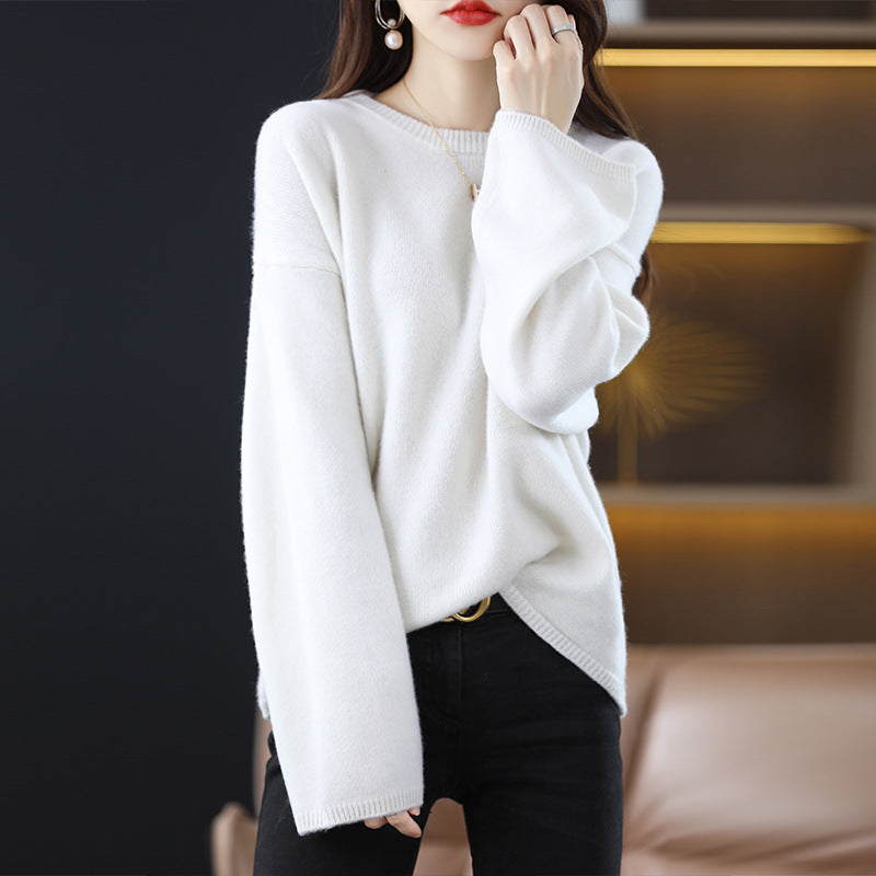 Pull en maille oversize pour femme, coupe ample et manches longues Berg-Feldt