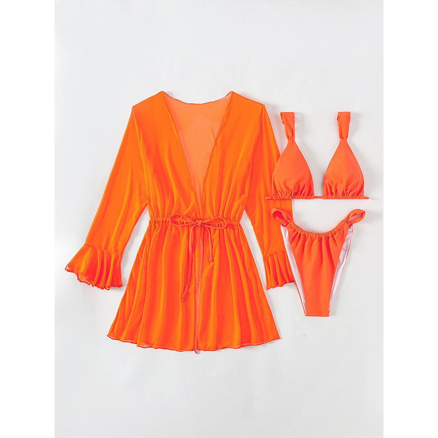 Haut de bikini cache-cœur aéré Berg-feldt pour femme