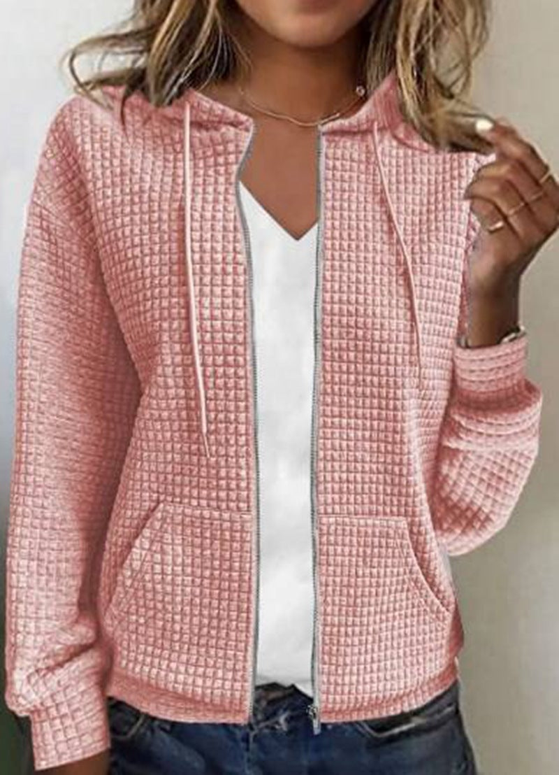 Berg-Feldt | Lässige Jacke mit Tasche in Uni-Farbe