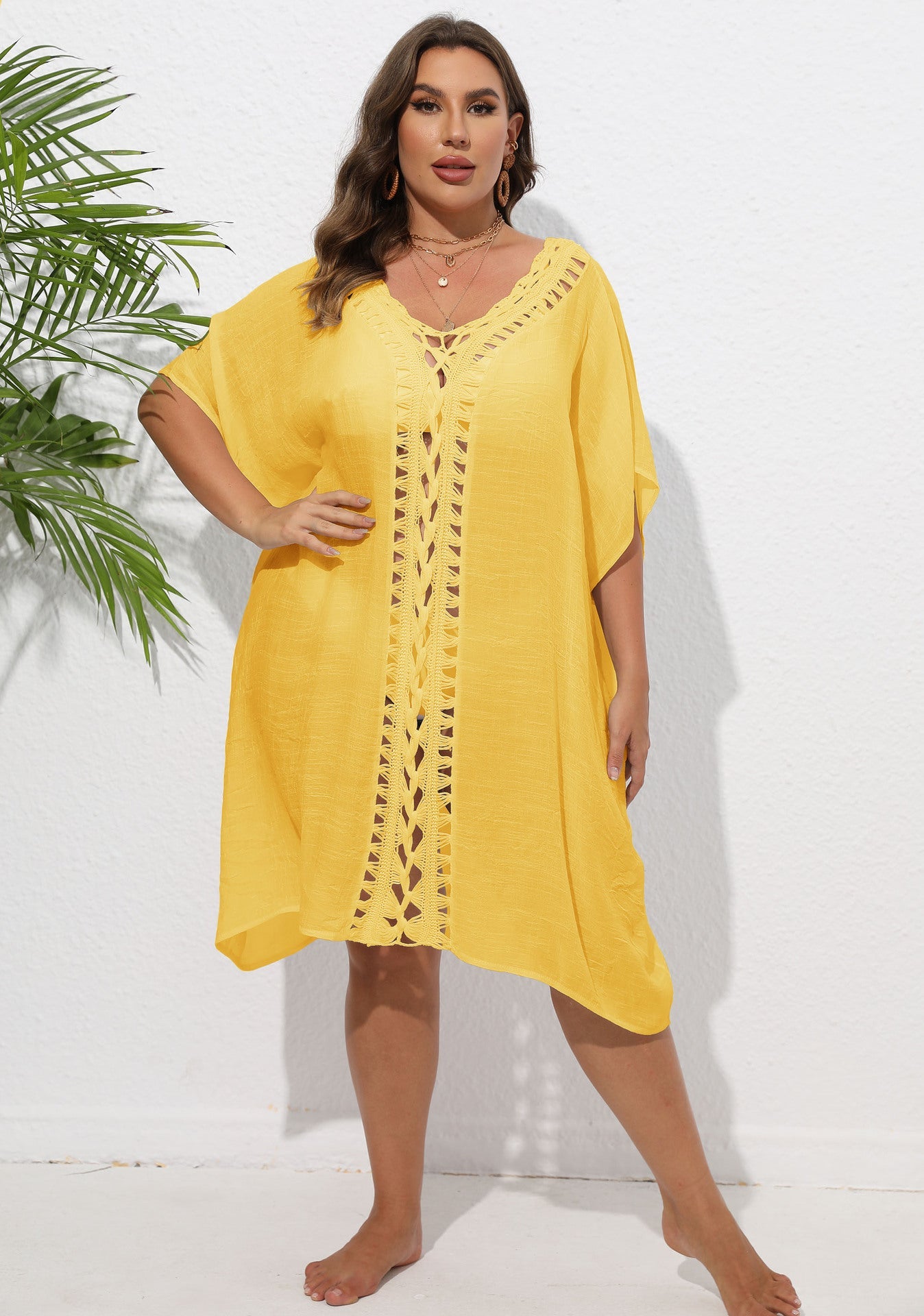 Kaftan de plage bohème au crochet par berg-feldt
