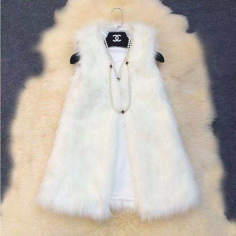 Gilet élégant en fausse fourrure pour femme avec coupe mode Berg-Feldt