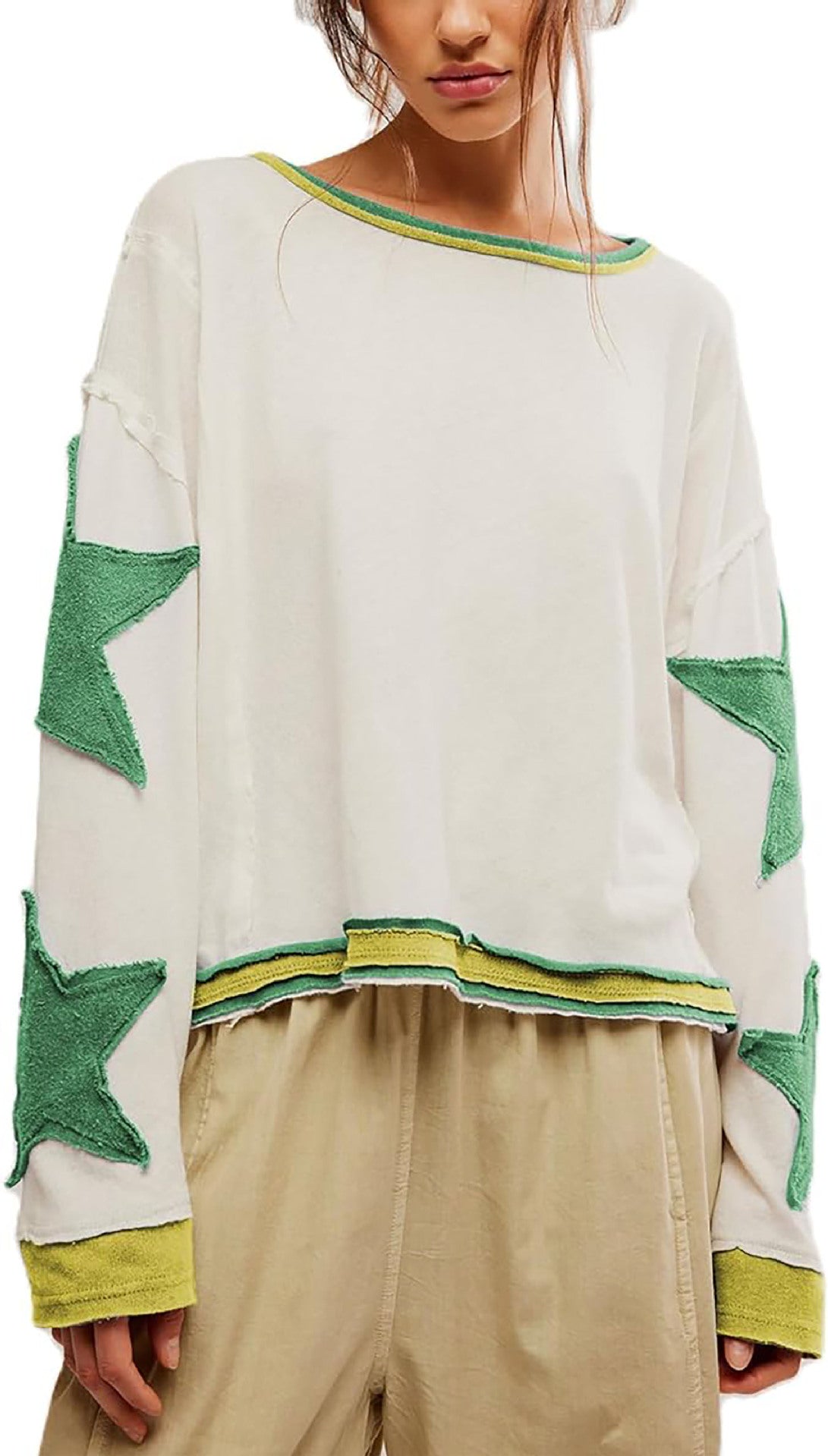 Pull décontracté pour femme avec motif étoile Berg-Feldt
