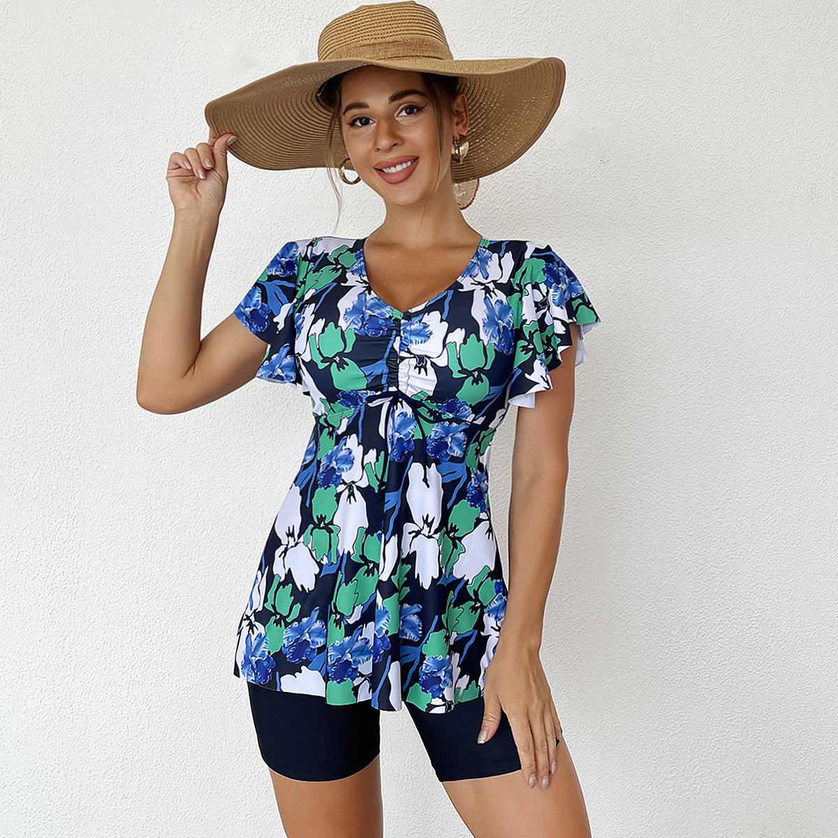 Ensemble de maillots de bain pour femmes Berg-Feldt : Volants élégants et coupe flatteuse