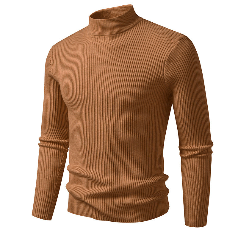 Herren Hochwertiger Rollkragenpullover aus Rippenstrick Berg-Feldt