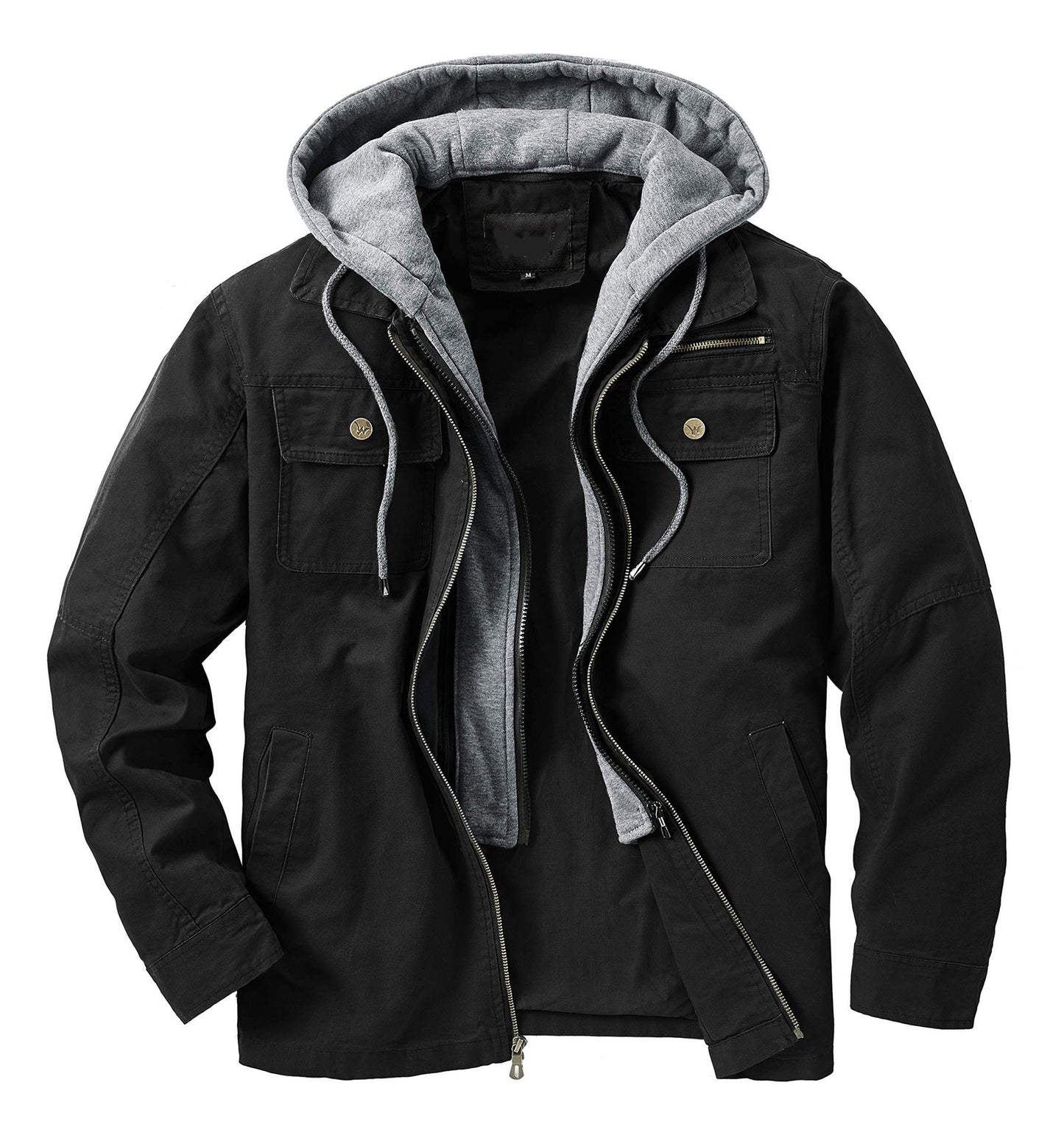 Veste de mi-saison polyvalente pour homme avec capuche intégrée et poches pratiques Berg-Feldt