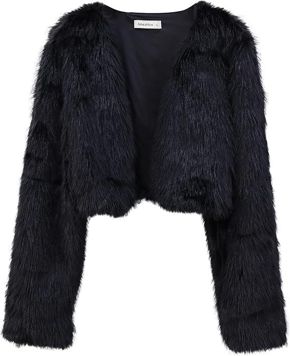 Veste courte moelleuse ouverte pour femme Berg-Feldt