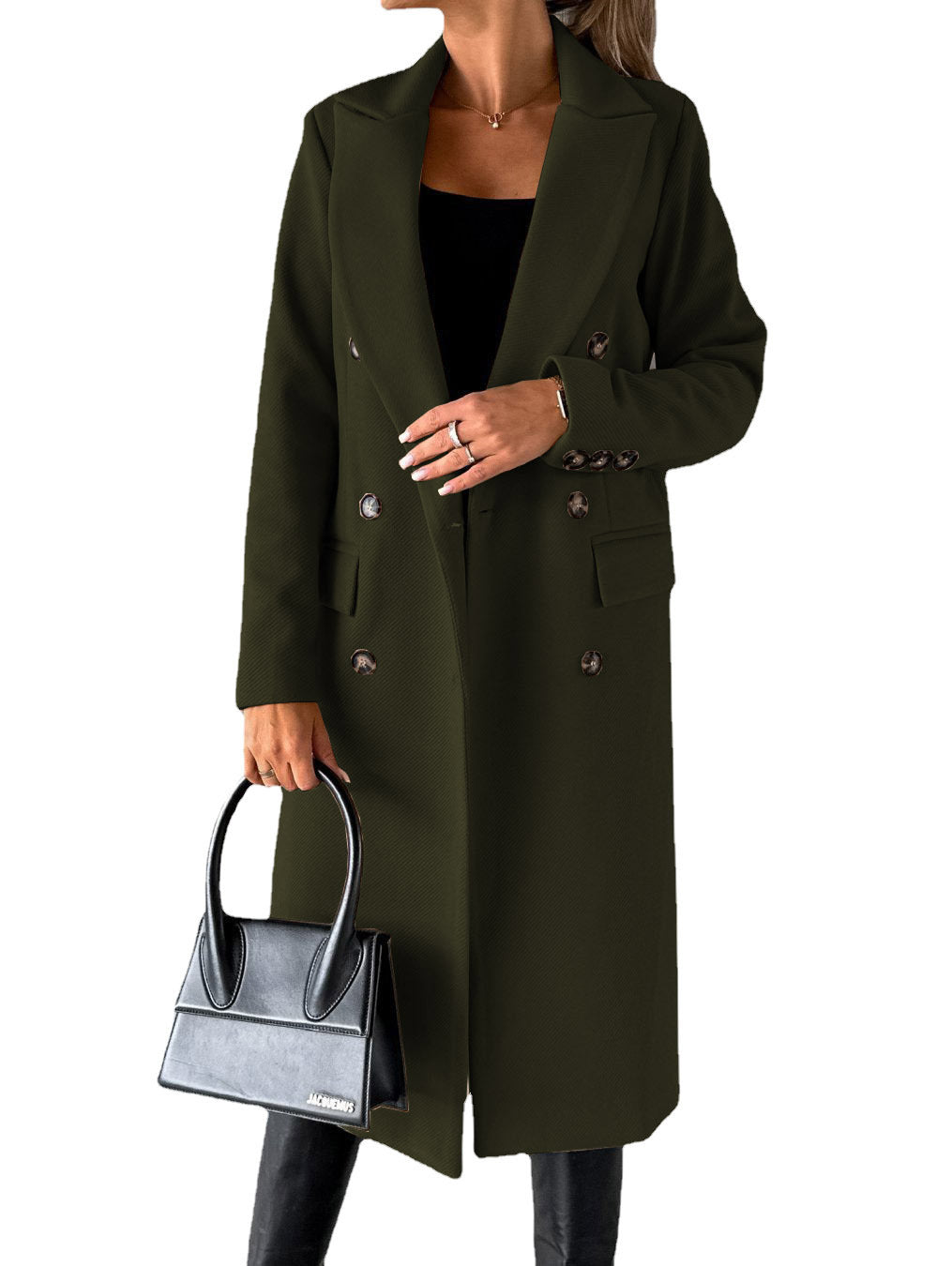 Manteau trench-coat élégant et intemporel pour femme, avec double boutonnage et poches pratiques Berg-Feldt