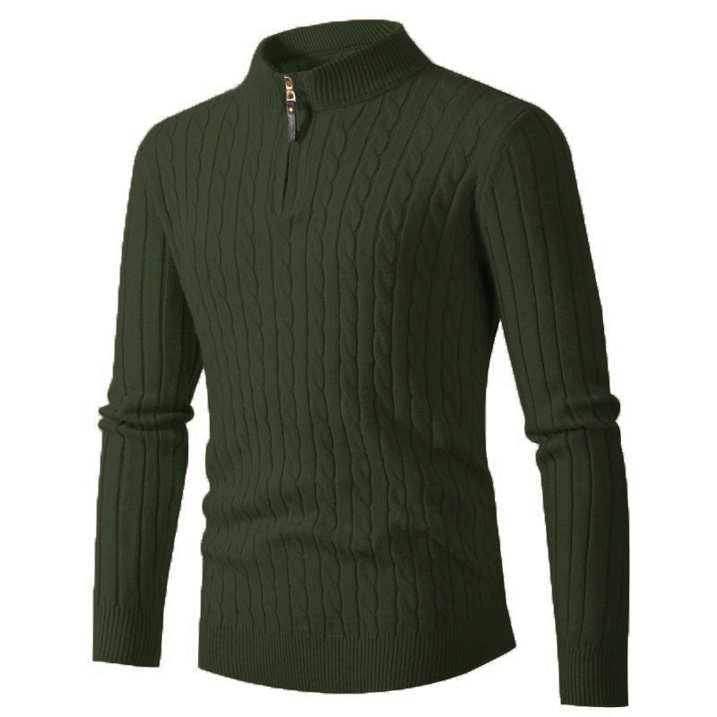 Pull fin à col montant Berg-Feldt pour homme