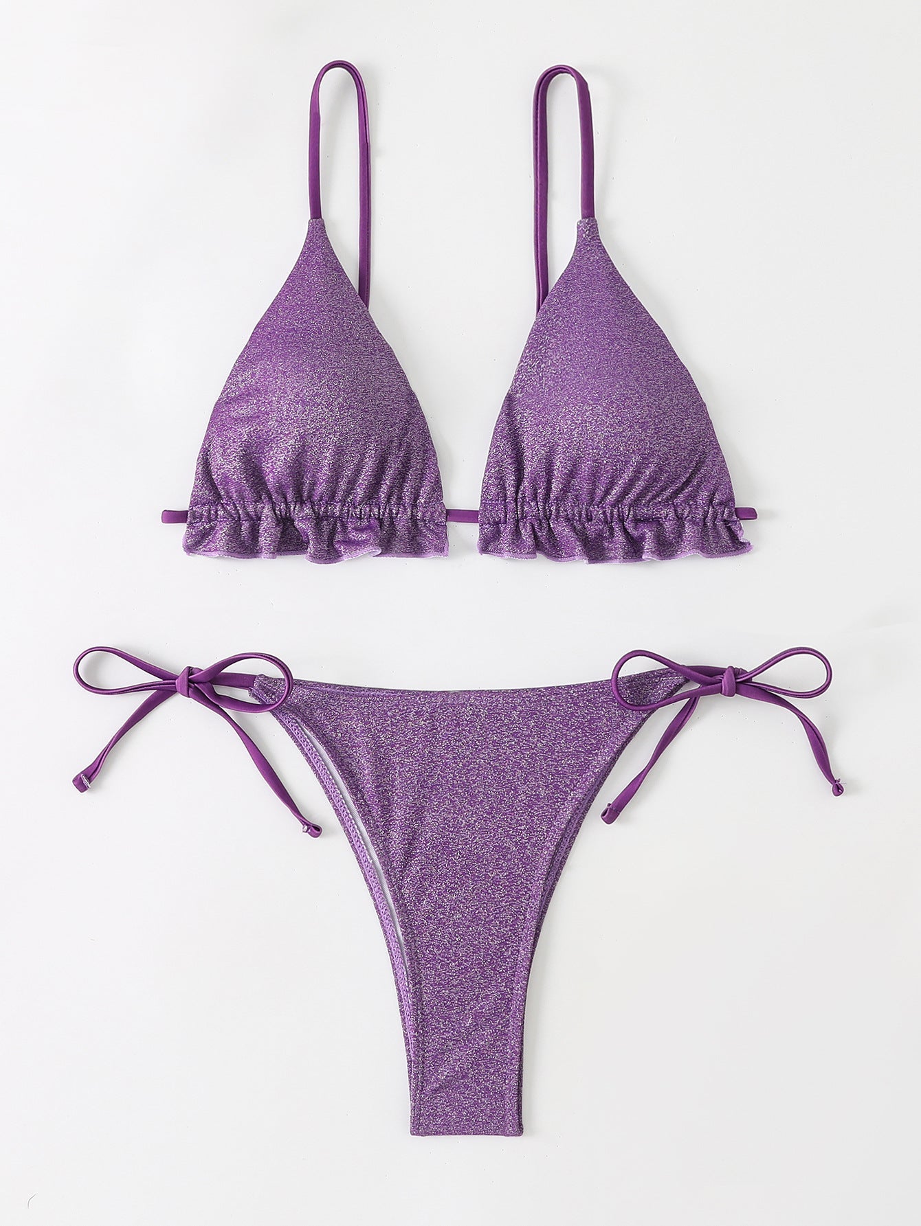 Haut de bikini triangle scintillant pour femme par berg-feldt