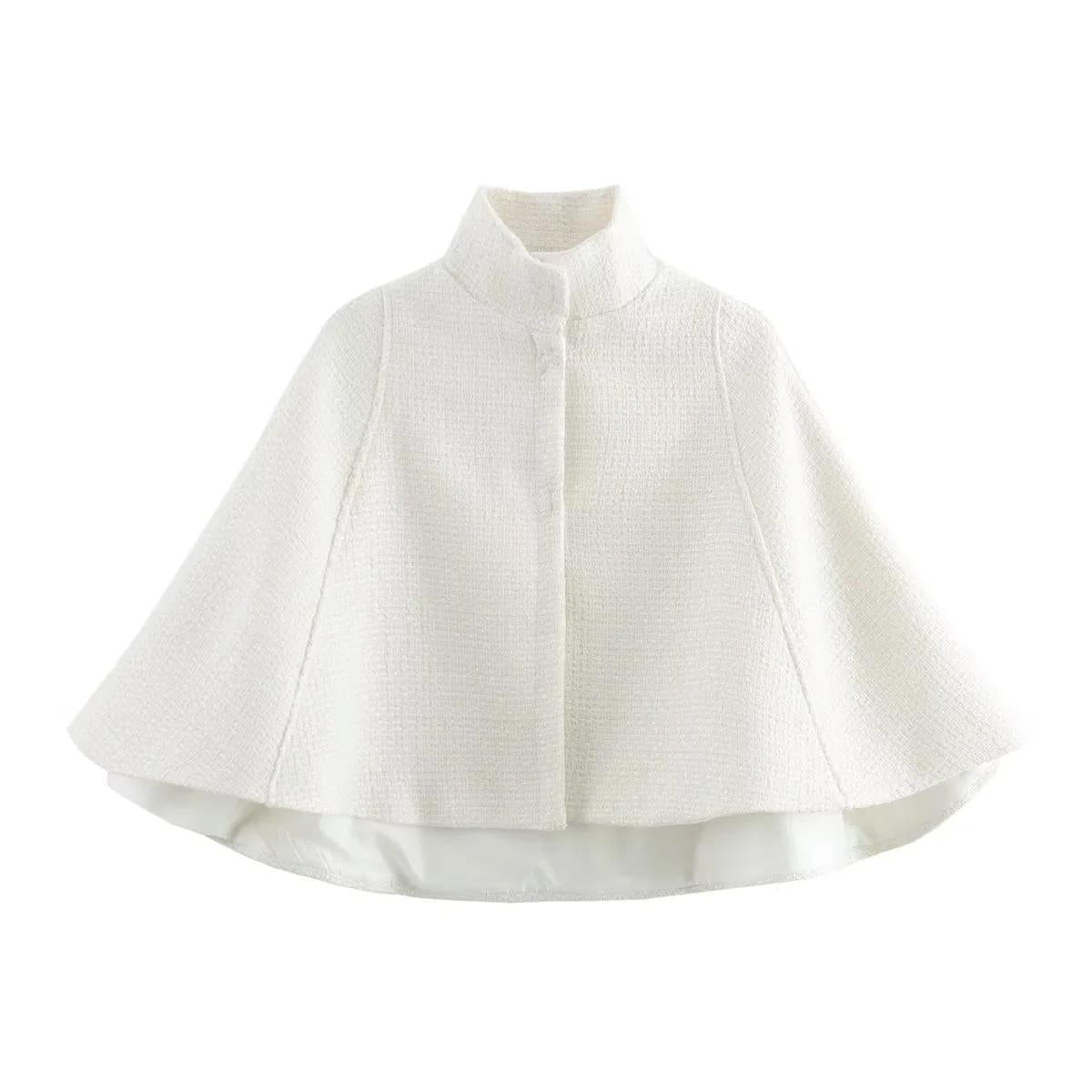Veste cape élégante en tissu texturé pour femme Berg-Feldt