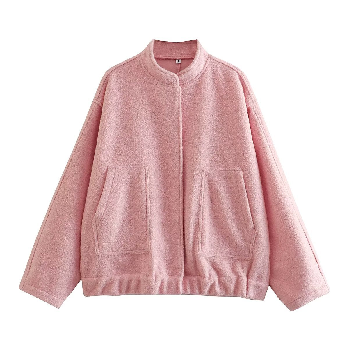 Damen Oversized Wolljacke im schlichten Design Berg-Feldt
