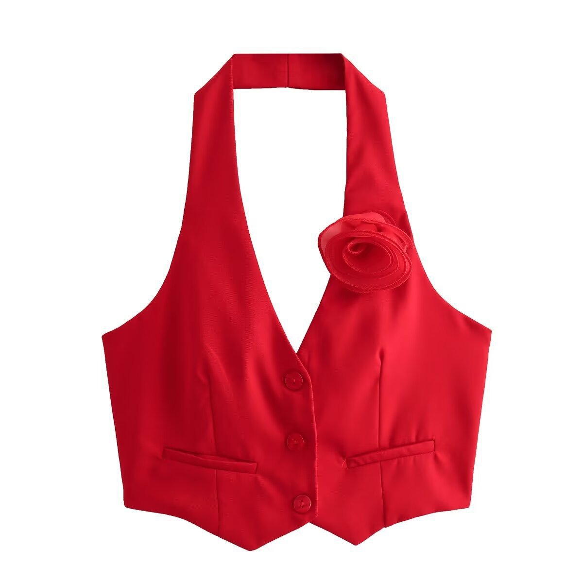 Damen élégant gilet avec application florale Berg-Feldt