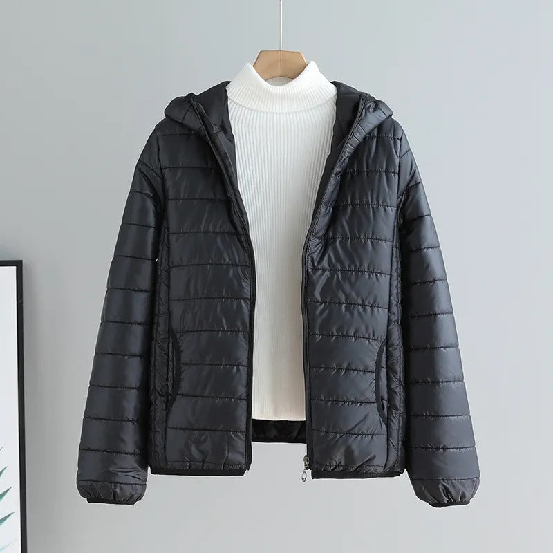Veste de transition matelassée pour femmes avec poches pratiques et capuche Berg-Feldt