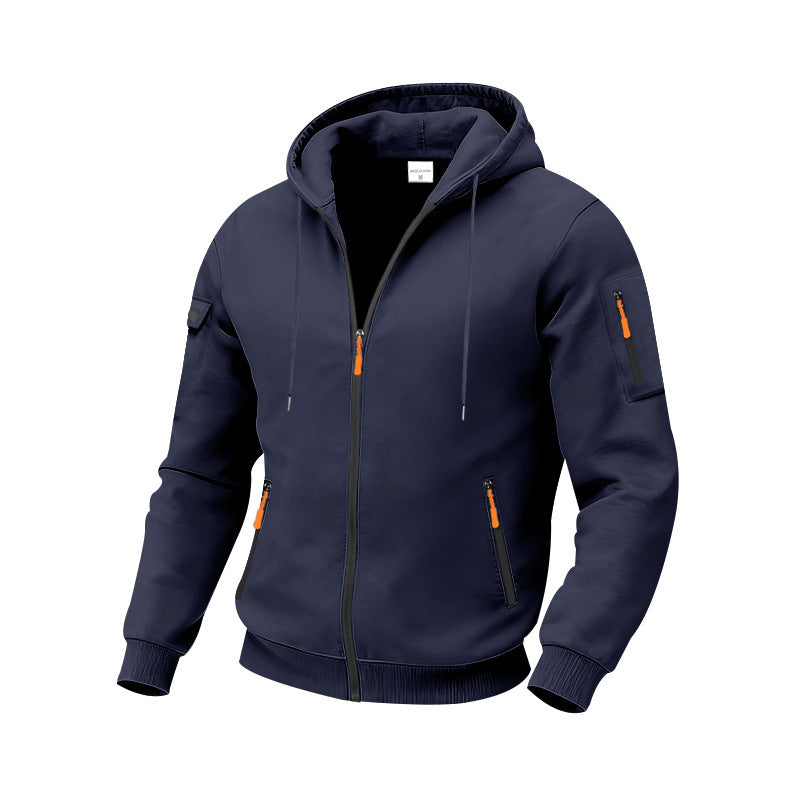 Veste à capuche fonctionnelle pour homme avec poches techniques Berg-Feldt
