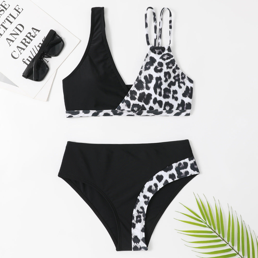 Stylisches Damen Bikini-Set Asymmetrisch berg-feldt