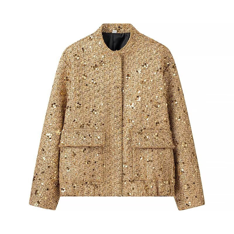 Veste fonctionnelle pour femme avec lurex scintillant et poches pratiques Berg-Feldt