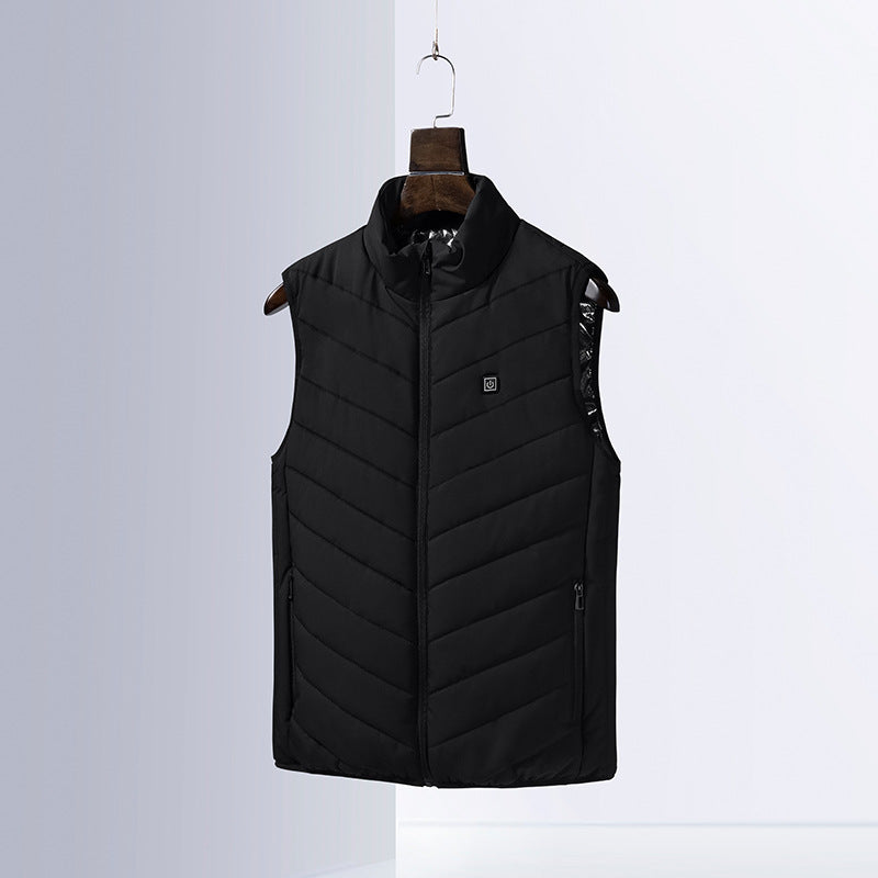 Gilet matelassé doublé pour femme avec col montant et poches pratiques Berg-Feldt