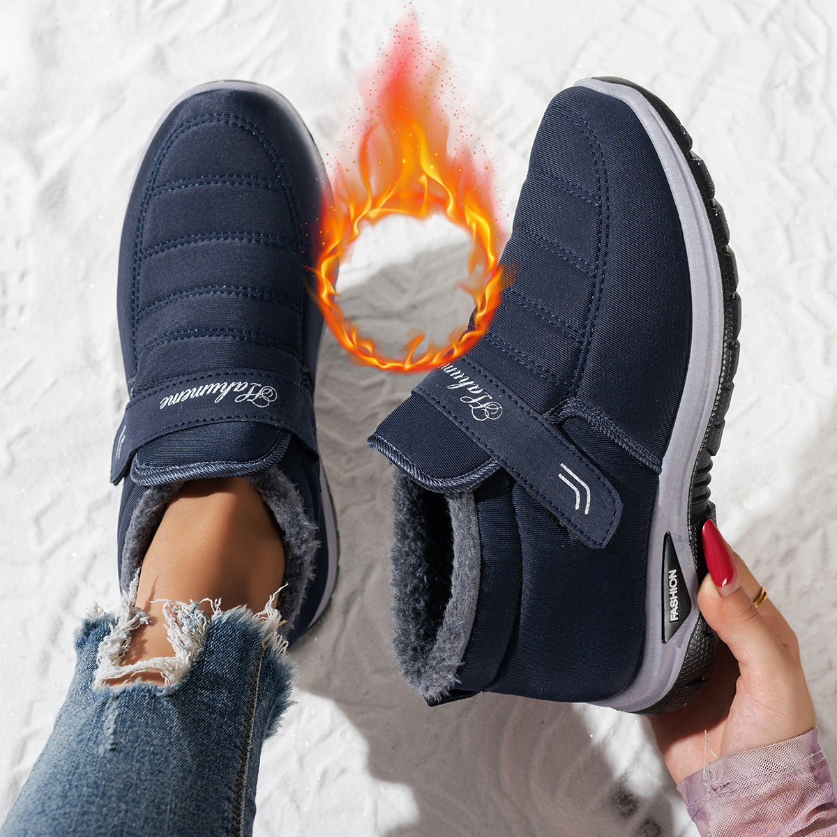 Damen Fleecegefütterte Sneaker Berg-Feldt