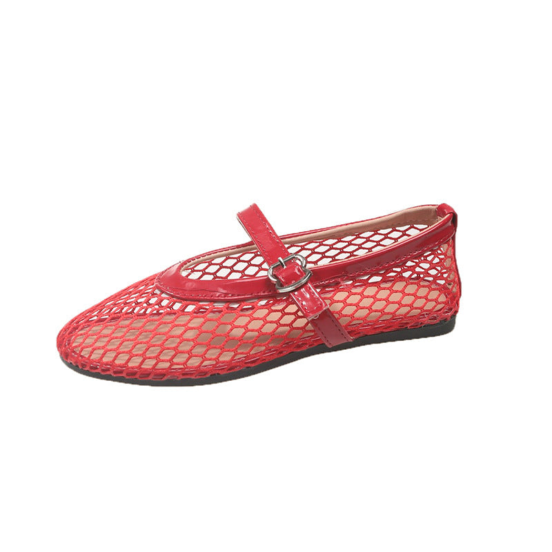 Ballerines à brides en maille pour femme de berg-feldt