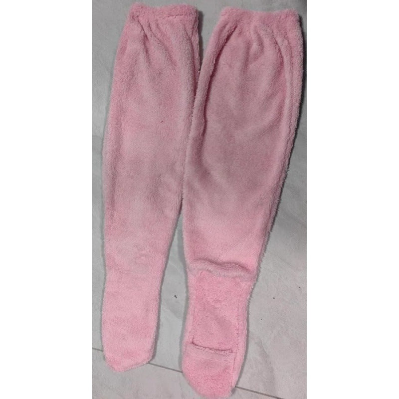 Chaussettes montantes en polaire douillette pour femme Berg-Feldt