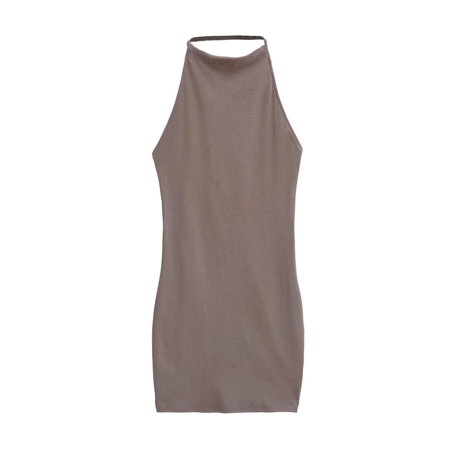 Mini-robe moulante à col montant Berg-Feldt pour femme
