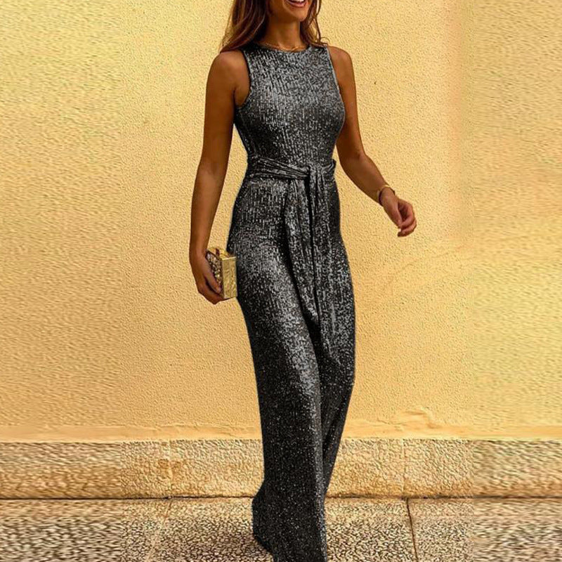 Robe de soirée scintillante pour femmes avec élégante ceinture Berg-Feldt