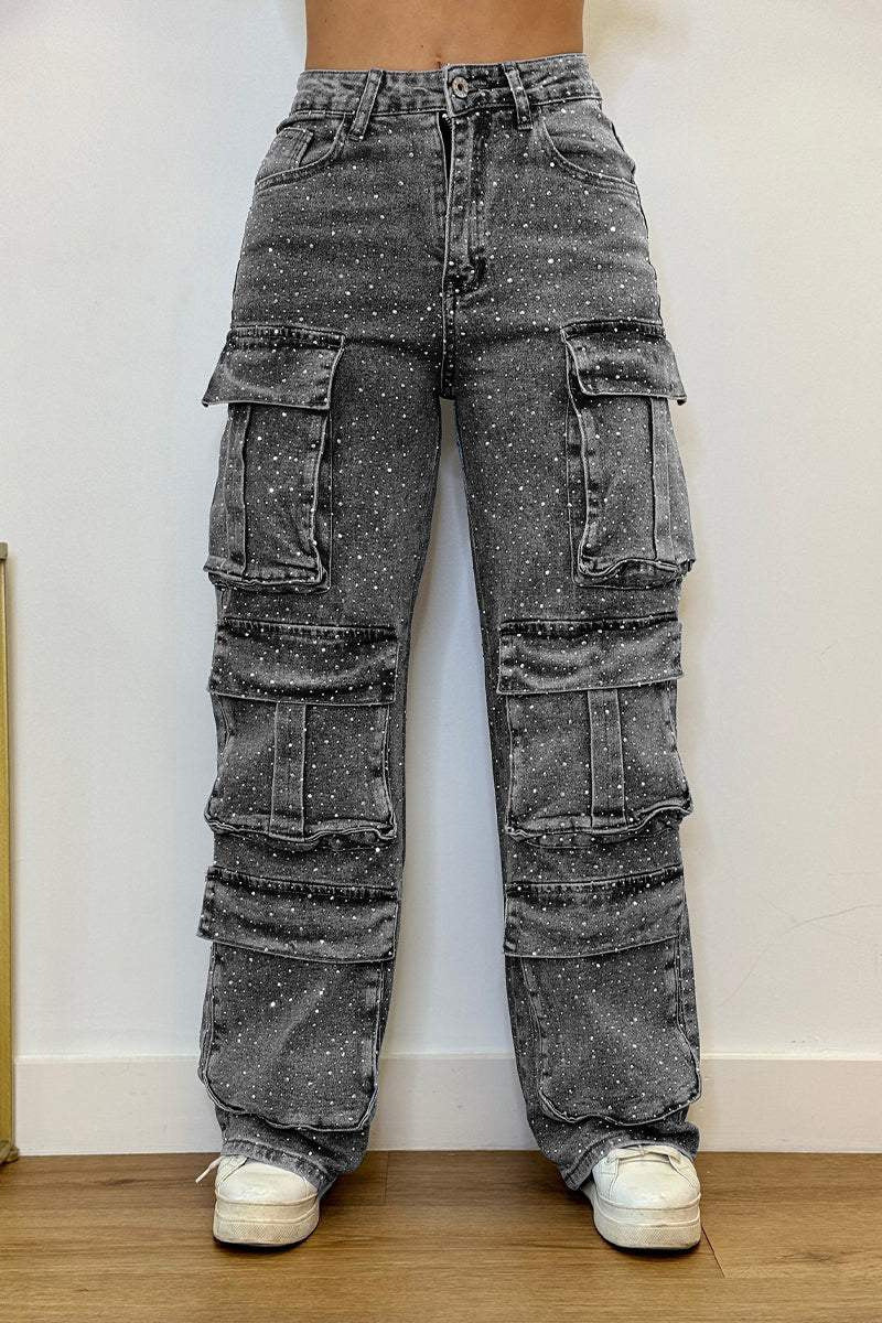 Bequeme Cargo Jeans für Damen mit vielen Taschen und entspanntem Schnitt von berg-feldt