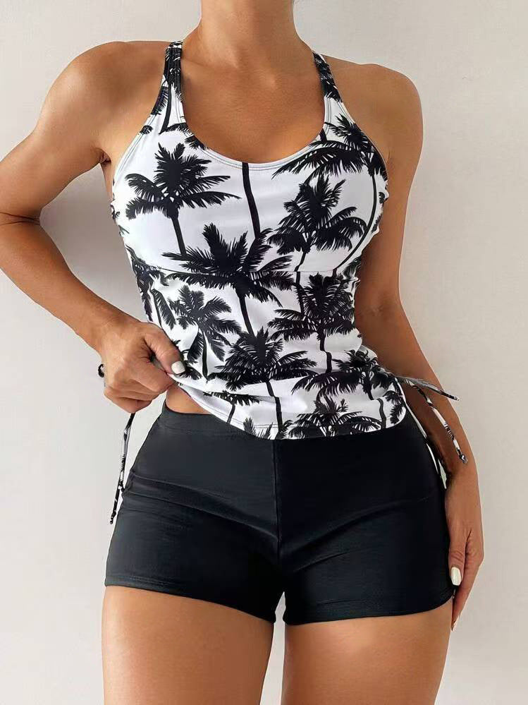 Sportlicher Tankini-Badeanzug für Damen mit verstellbaren Seitenkordeln von berg-feldt