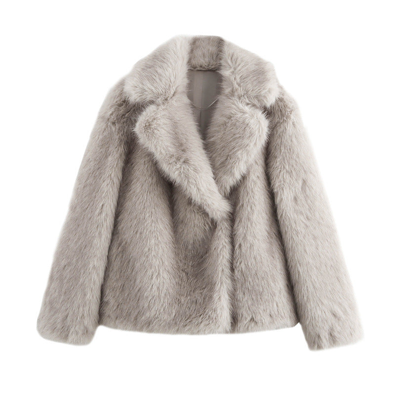 Veste douillette en fausse fourrure pour femme Berg-Feldt