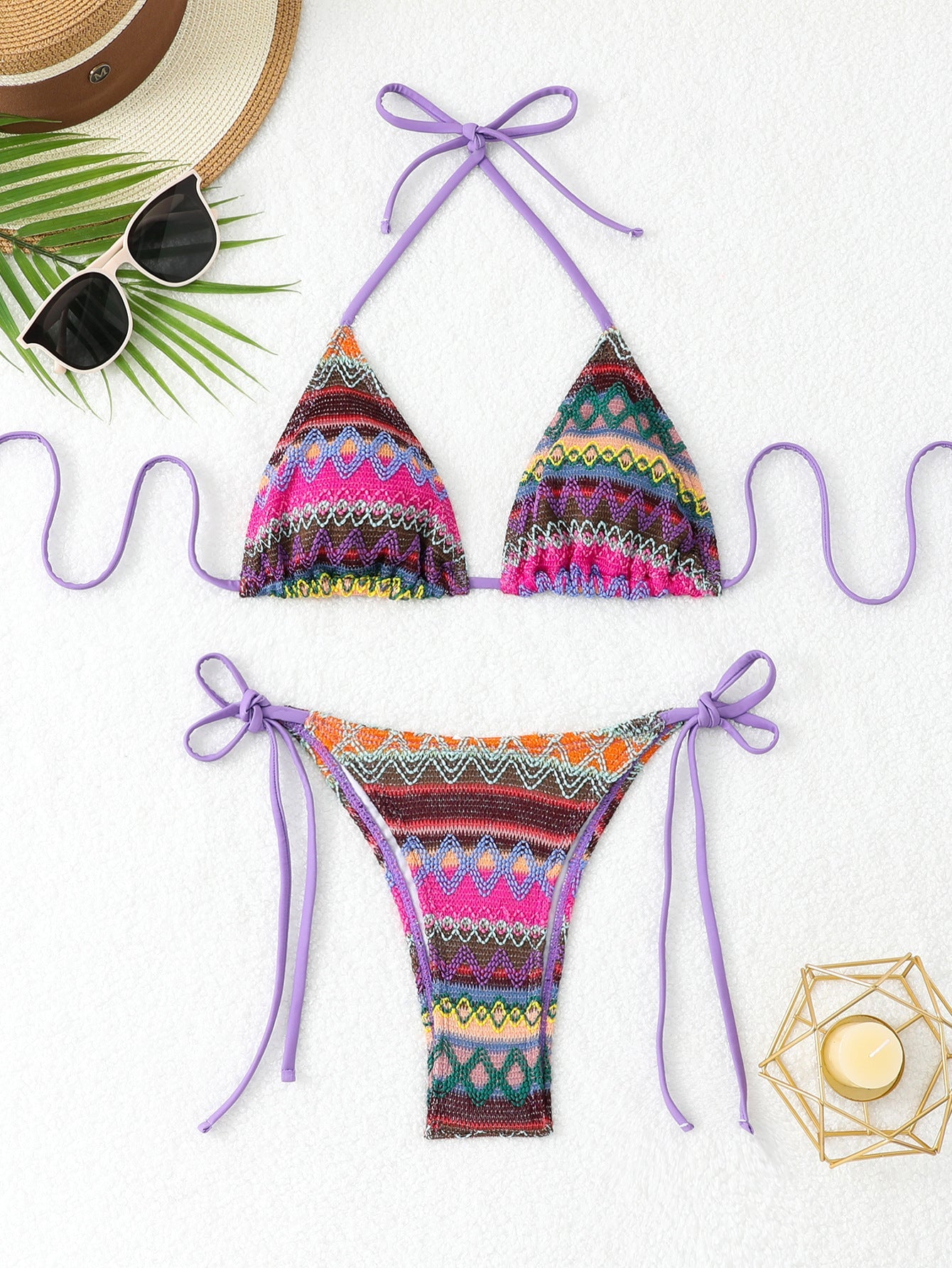 Haut de bikini coloré pour femmes de berg-feldt