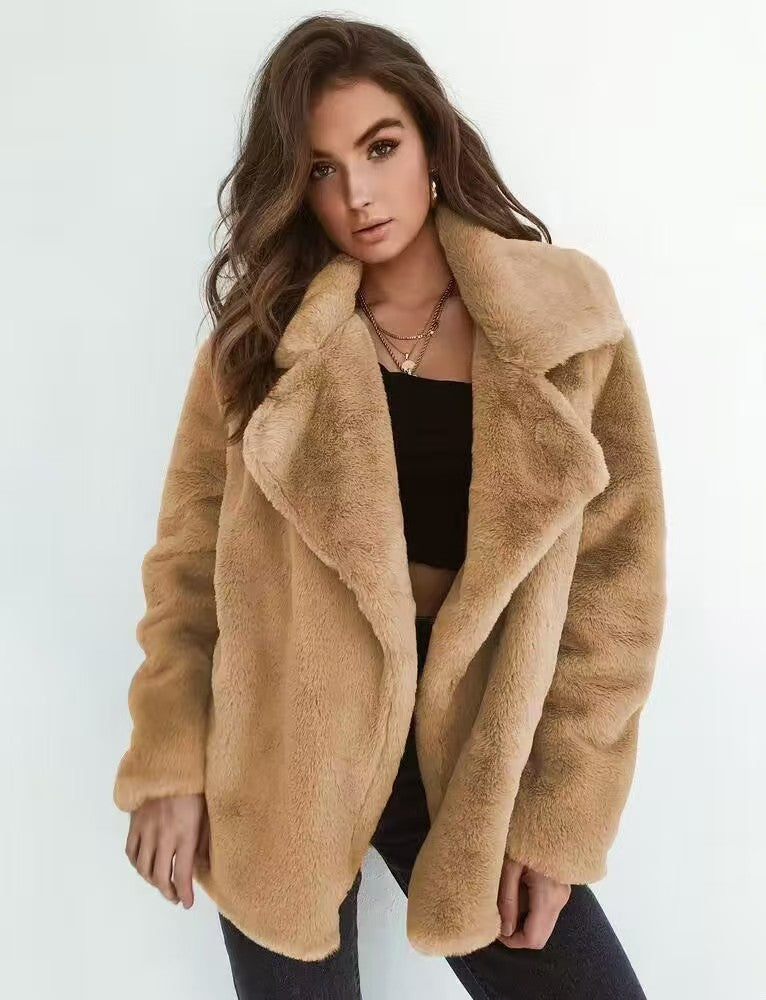 Veste douillette pour femme avec revers élégant Berg-Feldt