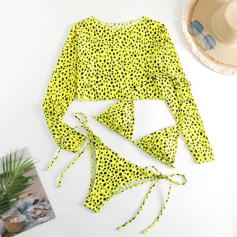 Berg-Feldt Maillot de bain femme tri-set avec crop top