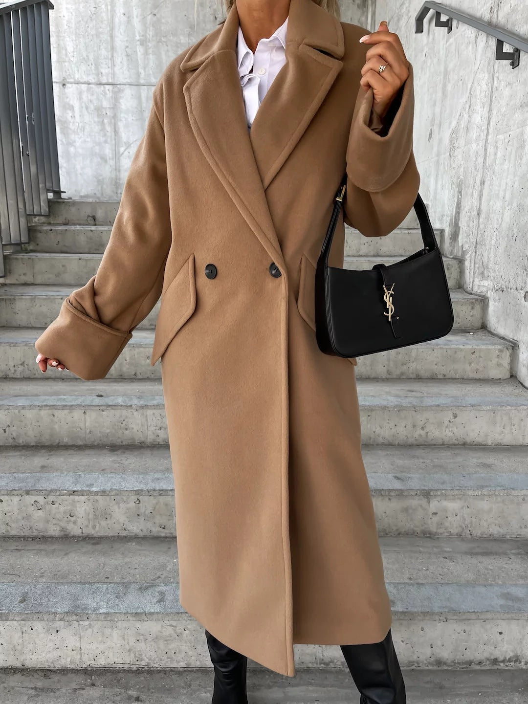 Manteau élégant oversize en laine pour femme Berg-Feldt