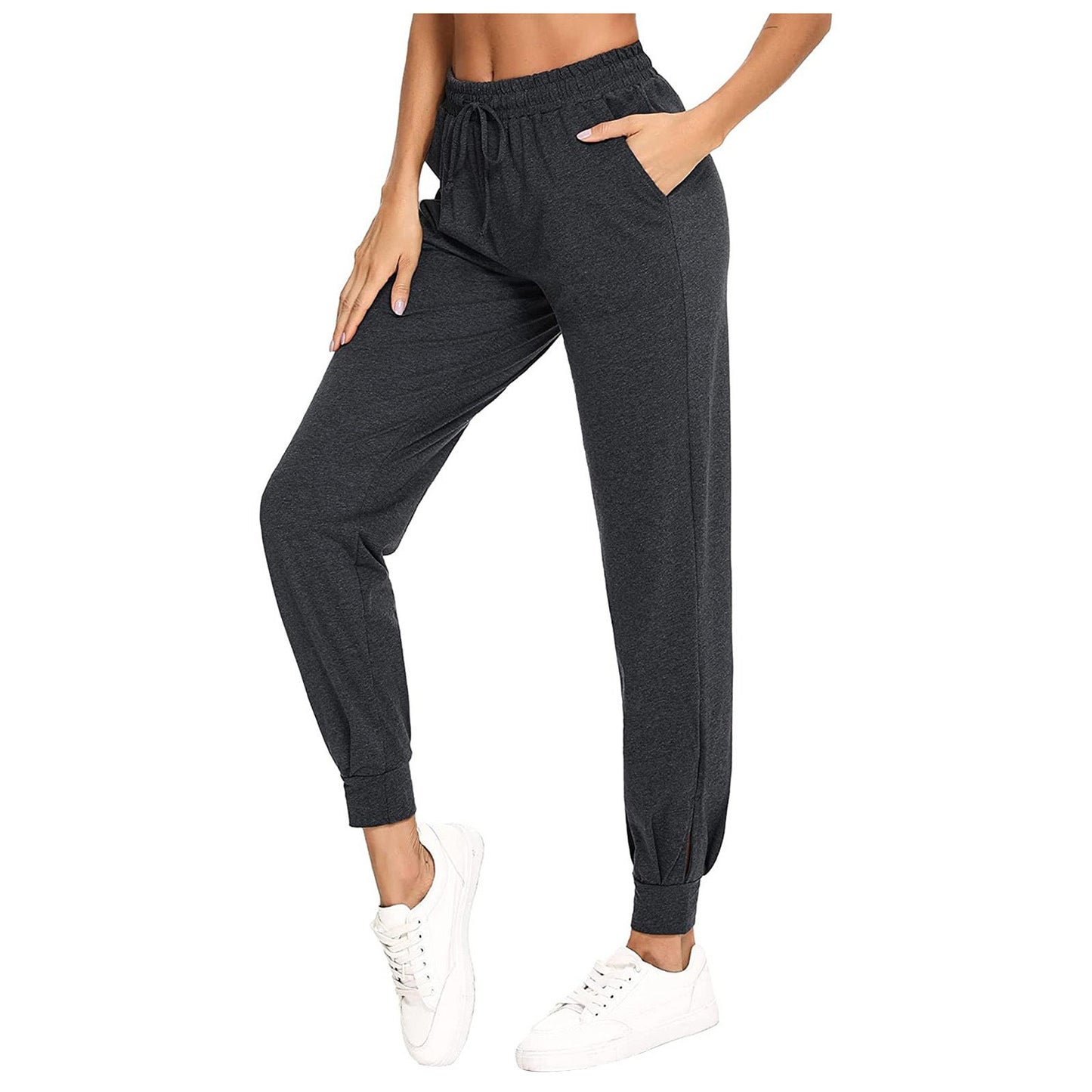 Damenpantalon de sport confortable avec ceinture élastique et poches latérales Berg-Feldt
