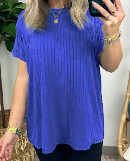 Bequemes Damen-Shirt mit vertikalen Streifen von berg-feldt